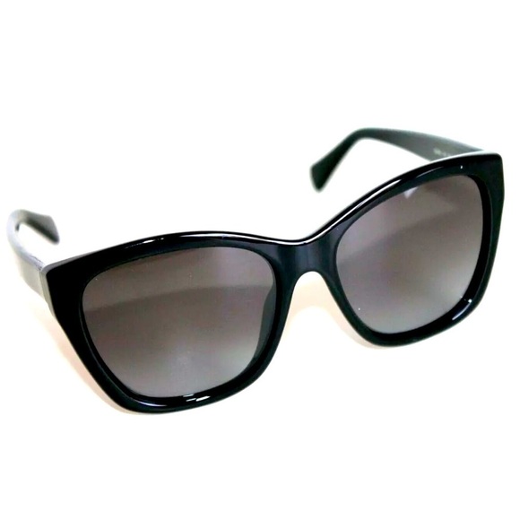 Salvatore Ferragamo Accessories - NWOT SALVATORE FERRAGMO WOMENS BLACK SUNGLASSES WITH GREY LENSES MADE IN ITALY